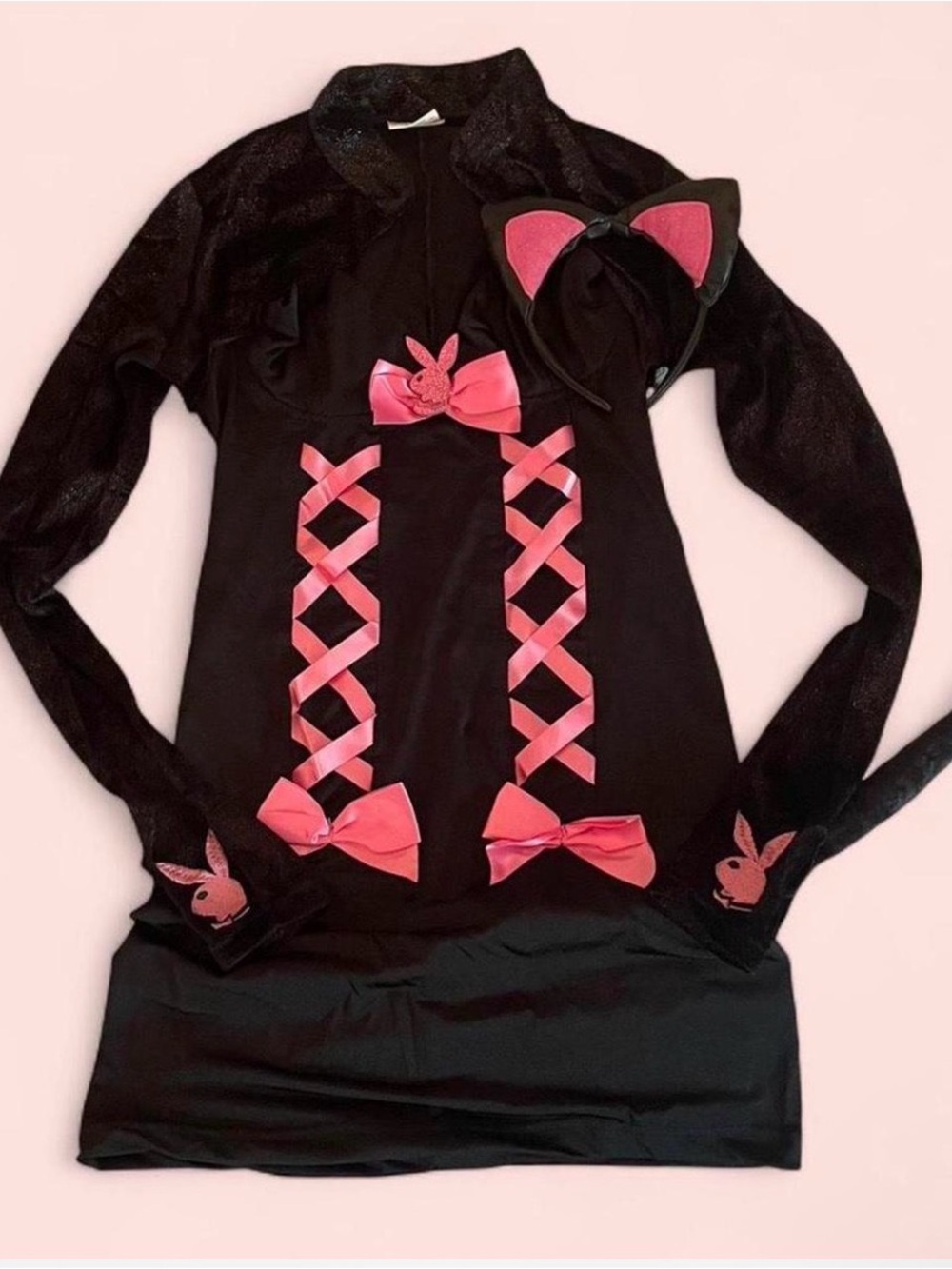 Y2K Playboy Cat Costume